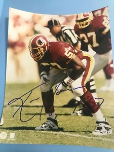 KEN HARVEY SIGNED 8X10 PHOTO WASHINGTON REDSKINS      BSMA - Picture 1 of 2