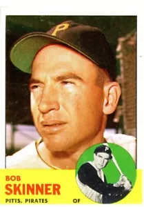 1963 Topps - #215 Bob Skinner - Picture 1 of 2