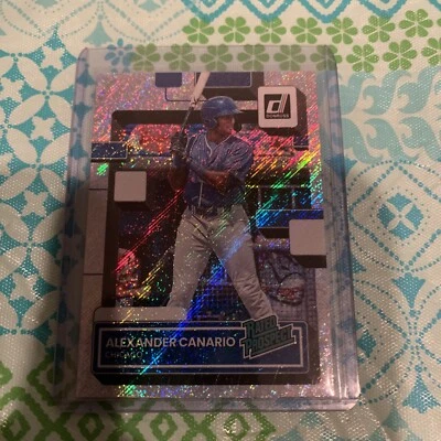 2022 Donruss Alexander Canario Rated Prospect Rapture Parallel Chicago - Image 1 of 2