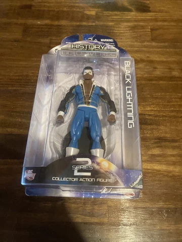 DC Direct History Of The DC Universe Black Lightning Action Figure Series Sealed Cover