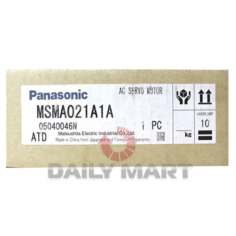 New In Box PANASONIC MSMA021A1A AC Servo Motor - Image 1 of 4