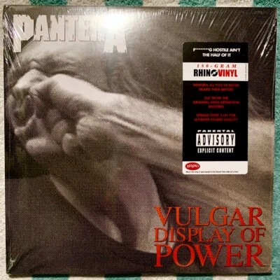 PANTERA - VULGAR DISPLAY OF POWER VINYL 2xLP SEALED 180 GRAM Gatefold NEW - Image 1 of 3