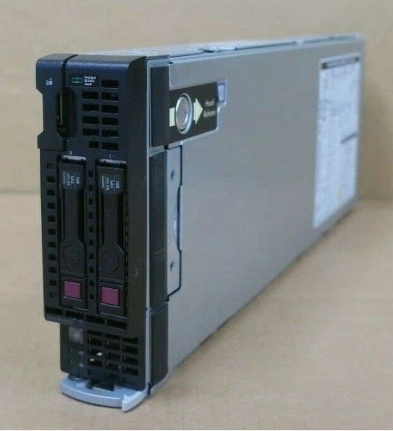 HP ProLiant BL460c G9 GEN9 2x 12C E5-2690v3 256GB Ram 2x 146GB HDD Blade Server - Image 1 of 1