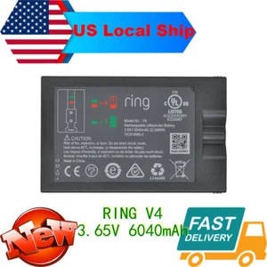 Rechargeable for Ring Battery for Video Doorbell Camera 2/3/4 Spotlight Camera - Picture 1 of 10
