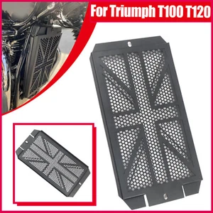 Radiator Grille Guard Protector Cover For Triumph Bonneville Speed Twin Thruxton - Picture 1 of 11