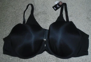 Torrid Curve Lightly Lined T-Shirt Bra 360 Back Keyhole Bow Black 44C New $49.50 - Picture 1 of 12