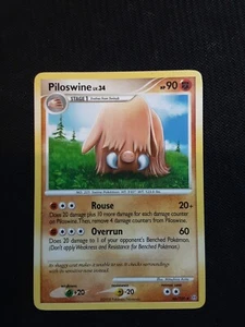 Pokémon Karte Piloswine - 46/100 - Uncommon - Stormfront - 2008 - LP - Bild 1 von 2