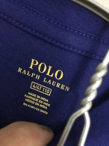 2x Ralph Lauren Young Boys/girls Plain T shirt age 2 & 4 - Picture 1 of 4