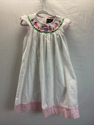 Vestido ajustado Lil Cactus Easter Bunny niñas talla 5 manga acampanada Foto 1 de 4