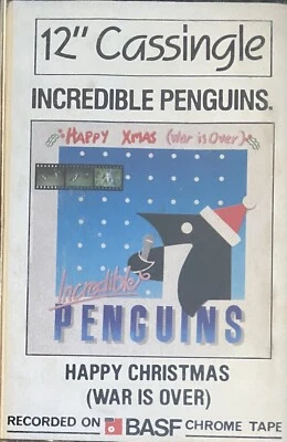 Incredible Penguins Happy Christmas (War Is Over) Australian Cassette Cassingle - Image 1 of 4