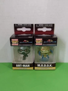 NEW FUNKO POCKET POP KEYCHAINS ~ ANT-MAN & M.0.D.O.K. SET OF 2 ~ QUANTUMANIA - Picture 1 of 1