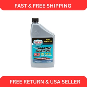 Lucas Oil 10652 - Synthetic SAE 75W-90 M8 Marine Gear Oil - 1 quart - Picture 1 of 2