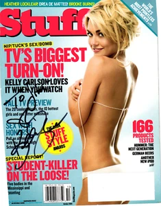 Portada de revista Kelly Carlson TTM firmada cosas sexy FX Nip/Tuck - Imagen 1 de 1