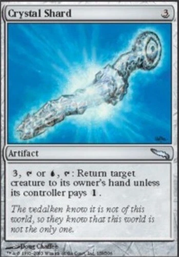 French Crystal Shard ~ Lightly Played Mirrodin Foreign Stock Image MTG Magic Ult - Image 1 of 1