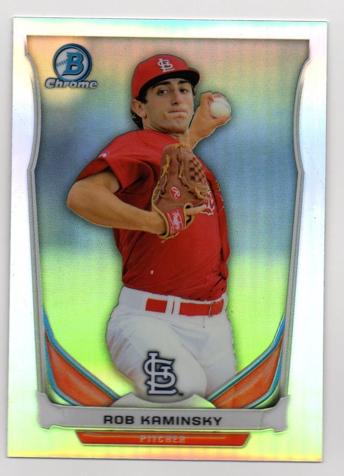 2014 Bowman Chrome Refractor Rob Kaminsky Prospect Card #52 St. Louis Cardinals - Image 1 of 1