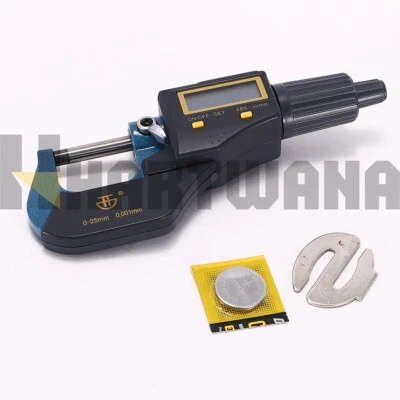 Digital Precision Micrometer 1-2" 0-25mm Electronic Outside Inch Metric - Image 1 of 4