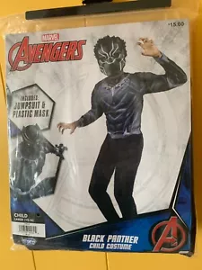 Rubies Marvel Avengers Black Panther Costume (Size LG 12-14, 8-10 years) NEW PKG - Picture 1 of 1
