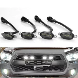 4Pcs LED Front Grille Light Raptor Style-Grill For Jeep Grand Cherokee 2003-2021 - Bild 1 von 7