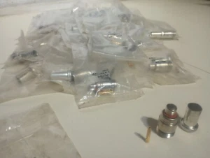 40 ct. New Vintage Amphenol 225664-1 Male N Connectors 3 Piece O'Rings Mfg 9/88 - Picture 1 of 8