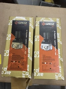 Groz Air 1/4" Air Regulator 21CFM Max. Flow 36JN41 New Old Stock Qty 2 - Picture 1 of 3