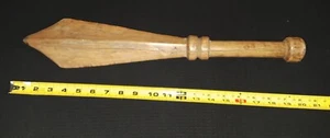 Antique Samoan Islands Native Ceremonial War Dance Club Hand Carved - Picture 1 of 2