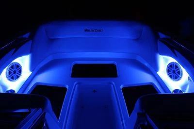 KINGPIN LEDS 2pc LED Speaker Rings for JL Audio Marine 7.7 M770 MX770 Drilled New