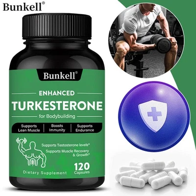 BUNKELL Turkesteron Erhöhte Kraftleistung Verbesserte Muskelwerte 30-120 Pillen