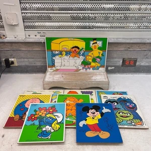 Playskool Fisher Price Children’s Tray Puzzles, Lot of 9 - Picture 1 of 10