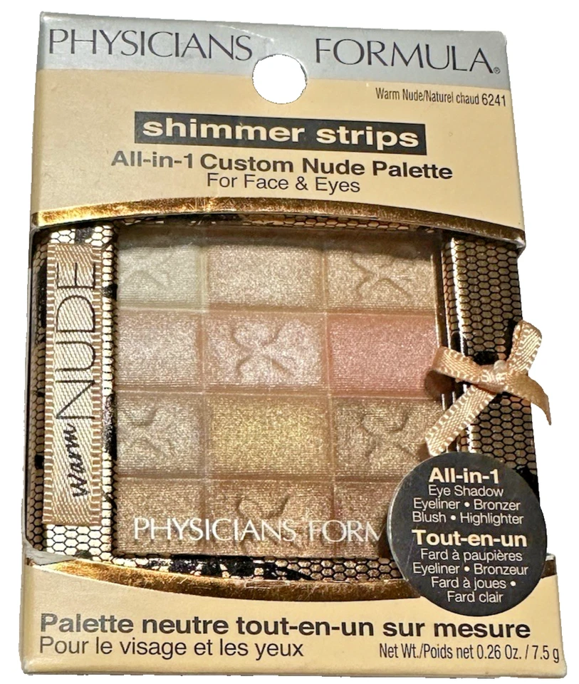 Physicians Formula Shimmer Strips All-in-1 Custom Nude Palette #6241 Warm Nude - Image 1 of 2