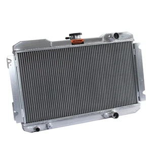 3 Row Radiator Fit Nissan 720 1983-1986 2.4L 2.0L L4 SPAWON Full Aluminum AT MT - Picture 1 of 7