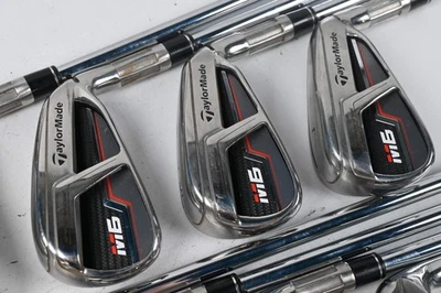 Taylormade M6 Irons / 4-PW+GW+SW / Regular Flex XP 100 R300 Shafts - Image 1 of 4