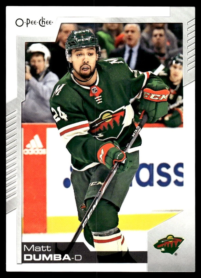 2020-21 O-Pee-Chee #153 Matt Dumba Minnesota Wild Hockey Card - Image 1 of 2