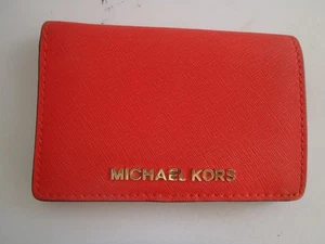 Michael Kors Red Saffiano wallet - Picture 1 of 7