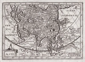 Asia Continent China Japan Korea Map Boisseau 1659 - Picture 1 of 1