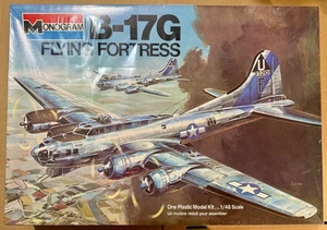 Monogram 1/48 #5600 B-17G Flying Fortress Vintage Model Kit Sealed - Bild 1 von 4