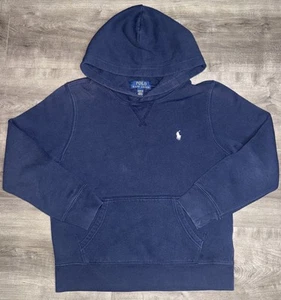 Polo Ralph Lauren Hoodie Pullover Youth M 10-12 Blue Sweater Golf Sweatshirt - Picture 1 of 6