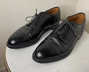 Alden New England 971 Mens Black Cap Toe Oxford Dress Lace Up Shoes Size 11 B/D - Picture 1 of 18