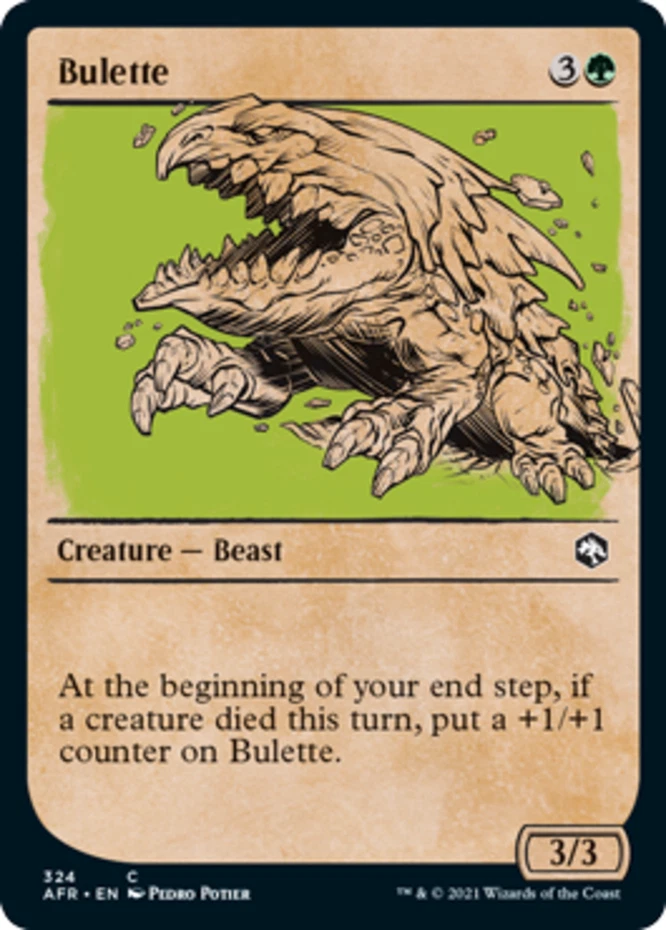 x1 Bulette - Showcase - Forgotten Realms - NM - MTG - Image 1 of 1