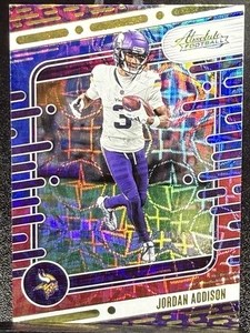 Jordan Addison 2024 Panini Absolute #70 Red/White/Blue Kaleidoscope Vikings - Bild 1 von 2