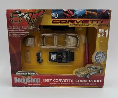 American Muscle Body Shop 1957 Corvette 1:64 Scale Kit NEW in the Box - Image 1 of 4