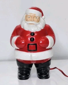 VINTAGE 1950er LEUCHTENDER WEIHNACHTSMANN BLASFORM ALLGEMEINE PRODUKTE 8 ZOLL KUNSTSTOFFARBEITEN - Bild 1 von 10