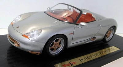 Maisto 1/18 scale Diecast 31814 - Porsche Boxster - Silver - Image 1 of 4