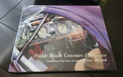 Pebble Beach Concours d'Elegance 50th Anniversary Book w/ Case #952 - Imagem 1 de 4