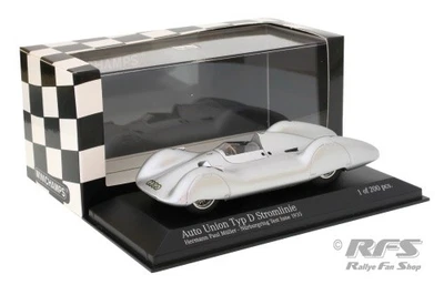 Auto Union Typ D Stromlinie Hermann Paul Müller Nürburgring 1935 1:43 Minichamps