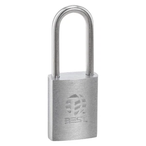 BEST 41B772L Padlock, 7/8 in,Rectangle,Silver 45CK43 - Picture 1 of 1