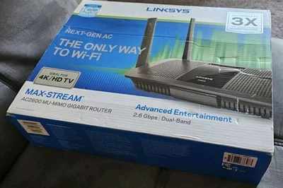 Linksys AC2600 MU-MIMO Max Stream Dual Band Wireless Wi-Fi Router - Image 1 of 4