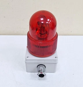 Nam Woong NW-125-RBR Warning Light / NK Co.Ltd Rotating Lamp DC24V Red - Picture 1 of 7