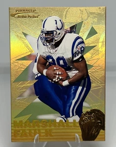 MARSHALL FAULK 24kt GOLD 1996 Pinnacle Action Packed #11 1 In 72 Packs! SSP - Picture 1 of 3