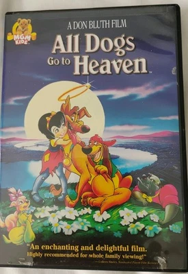 MGM KIDS DVD MOVIE/ ALL DOGS GO TO HEAVEN 1989 COLOR FULLSCREEN - Image 1 of 3