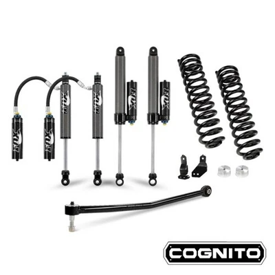 Cognito 2" Elite Leveling Kit w/ Fox 2.5 DSC Res Shocks 17-19 Ford F250 F350 4WD - Imagem 1 de 4